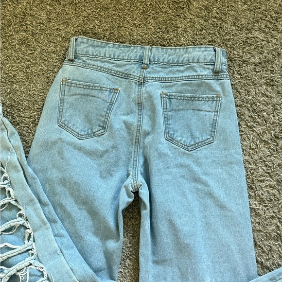 Highlight Distressed Light Blue Women's Jeans in Size S - Picture 6 of 11